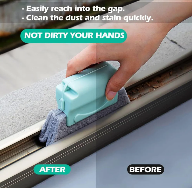 Creative Window Groove Cleaning Brush, Hand-Held Cleaner Tools